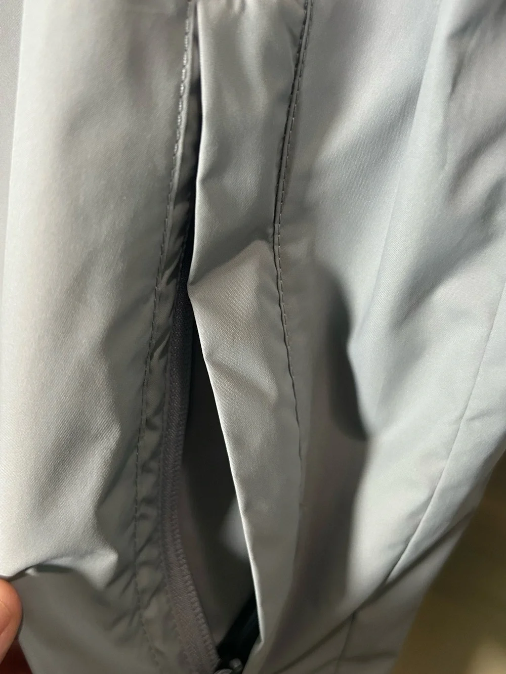 The North Face Limited Edition Coaches Jacket Snap Gray White Windwall Sz M